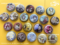 Bottle Cap Pins 2: Genshin + HSR