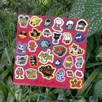 Image 1 of moshfriends stickersheet