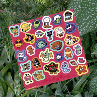 Image 2 of moshfriends stickersheet
