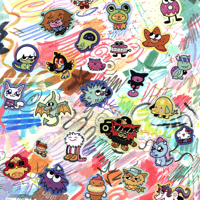 Image 3 of moshfriends stickersheet