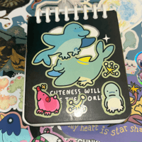 Image 3 of finfin stickersheet