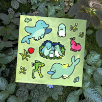 Image 1 of finfin stickersheet