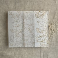 Image 3 of Boho peony vellum wraps - SAMPLE