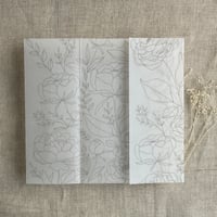 Image 8 of Boho peony vellum wraps - SAMPLE