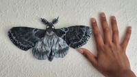 Image 3 of Rusic sphinx paper mache moth