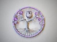 Image 1 of Tree of Life-Lavender Owl
