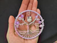 Image 3 of Tree of Life-Lavender Owl