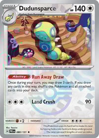 Dudunsparce (Poke Ball Pattern) - SV: Prismatic Evolutions - Near Mint