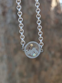 Image 1 of Sparkle Mountain and Mustard Seed Necklace