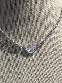 Image 3 of Sparkle Mountain and Mustard Seed Necklace