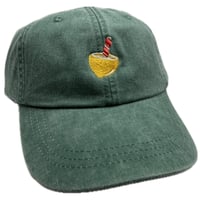 Lemon Stick Dad Hat Dyed Forest