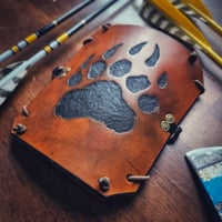 Image 2 of Archery armguard bear track