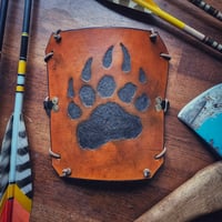 Image 1 of Archery armguard bear track