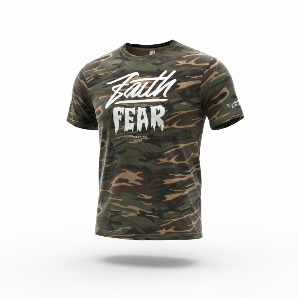 Image of Camoflouge T-Shirt Woodland Print