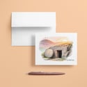 He Is Risen Easter Card – Christian Resurrection Greeting with Empty Tomb & Crosses, Religious Set