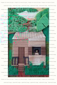 Estampa típica "Casita de campo" | 4"x6" | formato digital