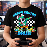 Funny Happy Easter Bruh Shirt for Boys - Funny Easter T-Shirt