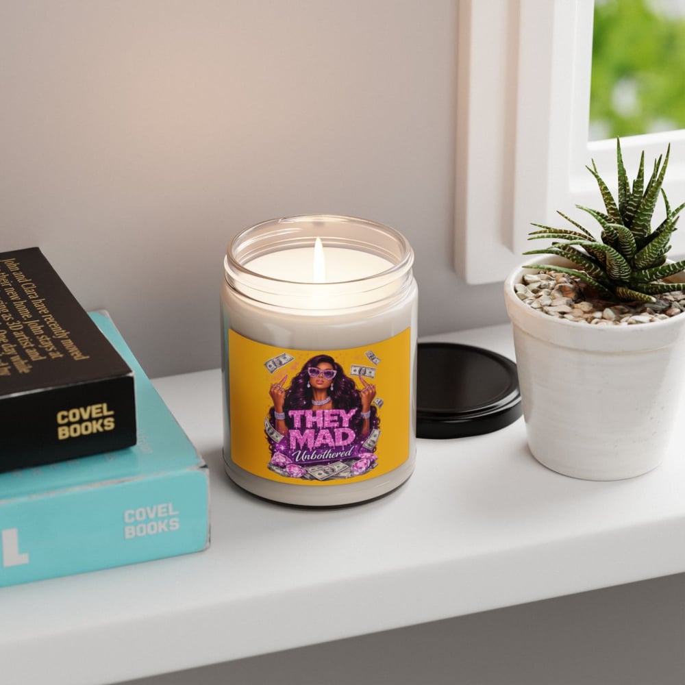 Image of They Mad Scented Soy Candle — 9oz "Unbothered" Jar