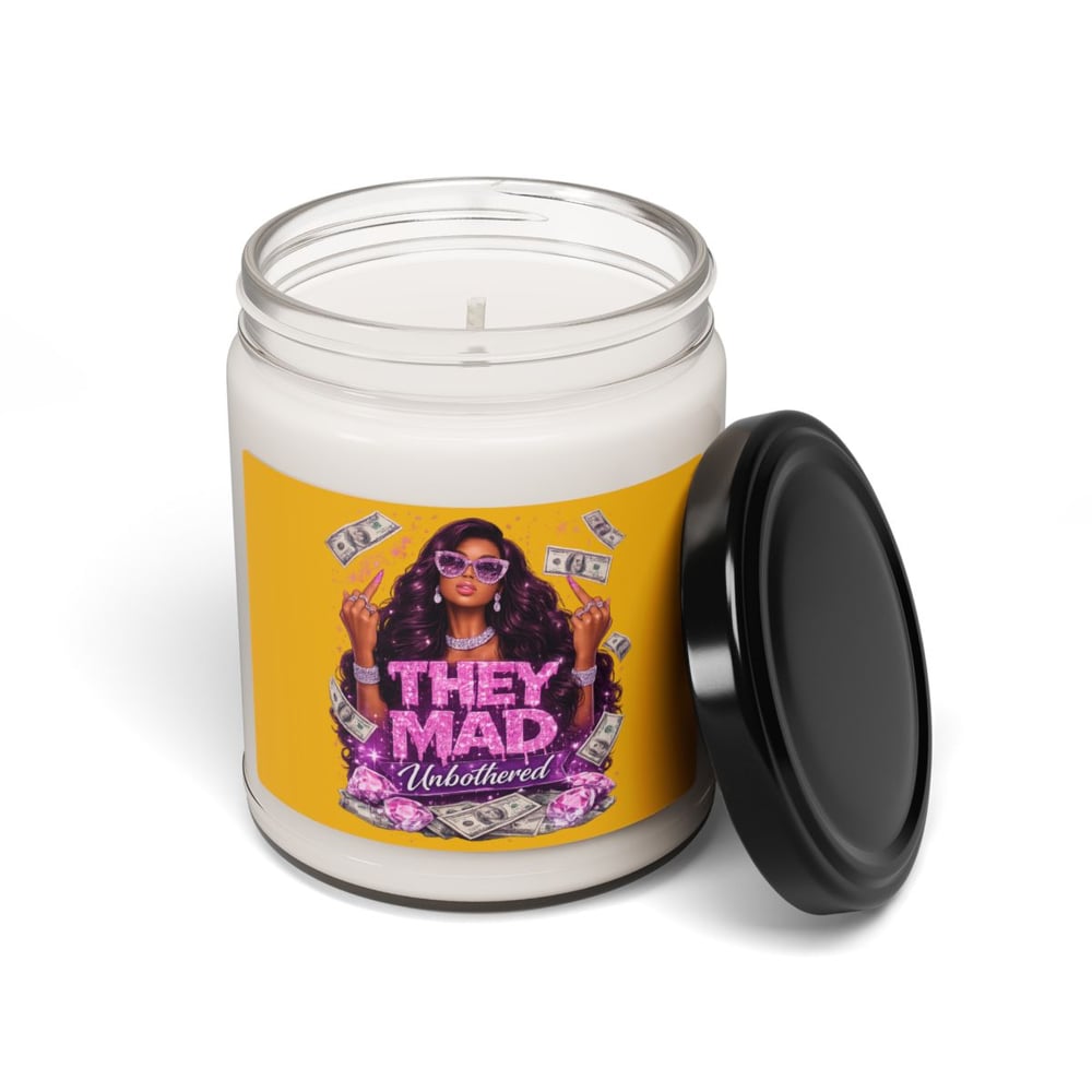 Image of They Mad Scented Soy Candle — 9oz "Unbothered" Jar