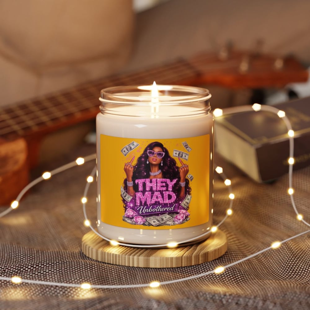Image of They Mad Scented Soy Candle — 9oz "Unbothered" Jar
