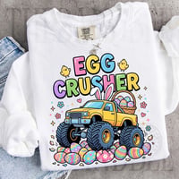 Egg Crusher Easter Monster Truck Shirt for Boys 