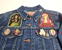 Image 3 of 80s Horror Levis Women's Large Battle Jacket 1 Of A Kind