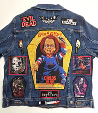 Image 1 of 80s Horror Levis Women's Large Battle Jacket 1 Of A Kind