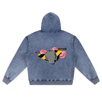 Image 4 of DANGEROUS GLITCH ZIP-UP HOODIE