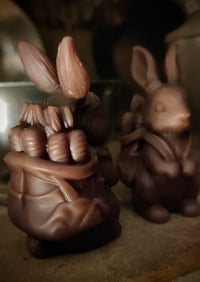 Image 2 of Beeswax Easter Bunny Shelf Sitter