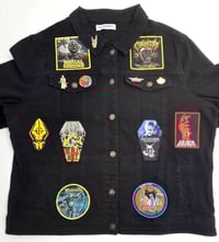 Image 2 of Custom Horror and Metal One-of-a-kind Women's Size XL Jacket