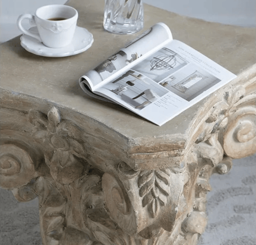 Image of Antique Classical Pedestal - Large