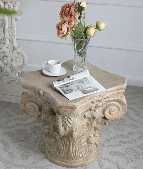 Image of Antique Classical Pedestal - Large