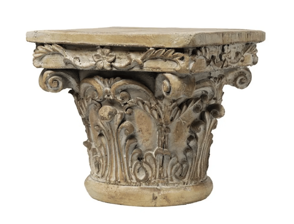 Image of Antique Classical Pedestal - Small