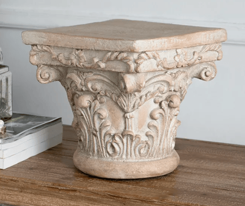 Image of Antique Classical Pedestal - Small