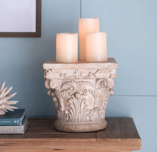 Image of Antique Classical Pedestal - Small