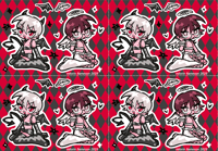 Angel or devil leather sticker sheets