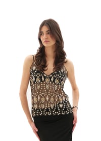 Image 1 of Embellished Top - Gold