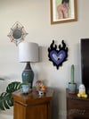 Flaming Heart Mirror