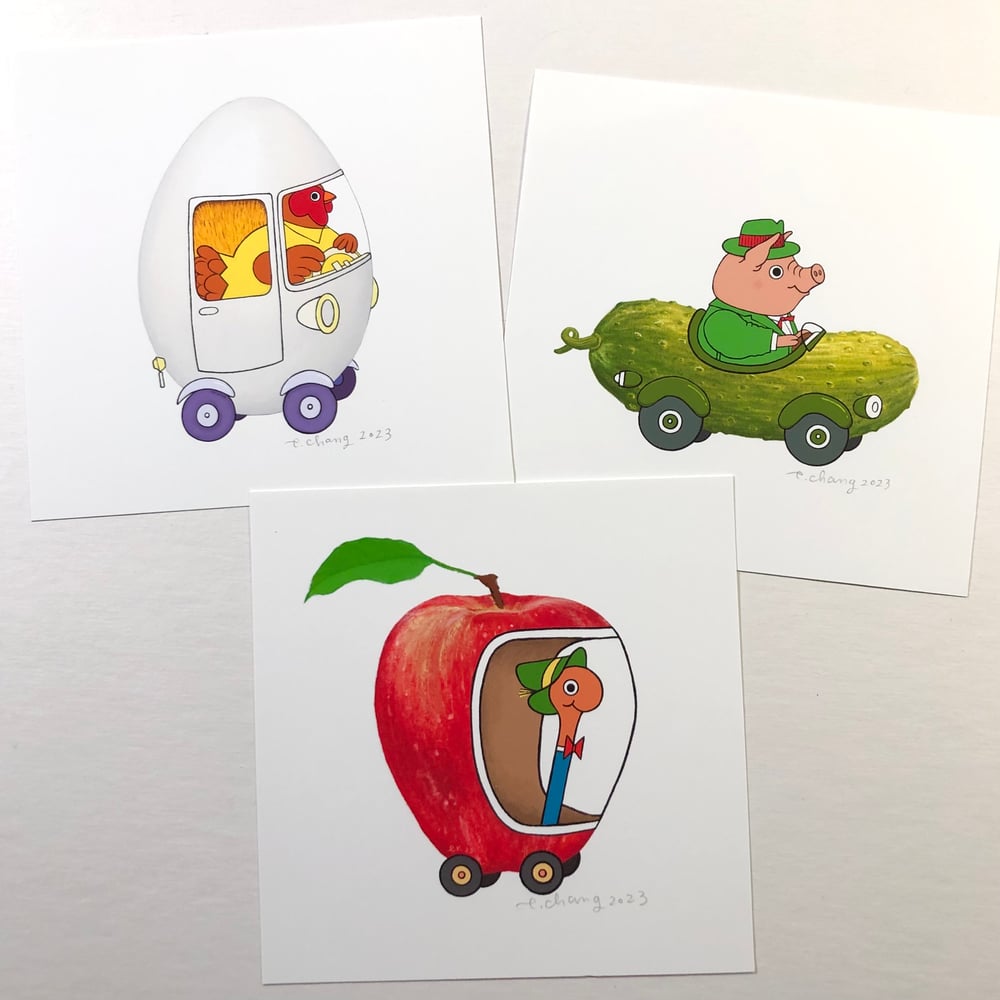 Image of food car mini prints 