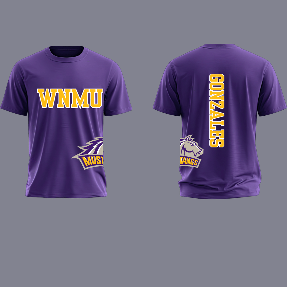 Image of WNMU Mustangs Tee customization 