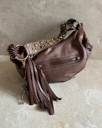 Image 2 of STUD LEATHER BAG NO. 1