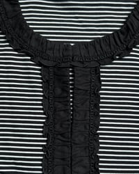 Image 3 of STRIPED RUFFLE TOP