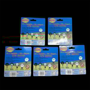 Image of deadstock david & goliath keychains & magnets!