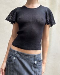 Image 1 of BLACK KNIT TOP