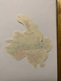 Image 2 of 1950’s Paul’s Tattoo Supply hand colored dragon head cut out flash