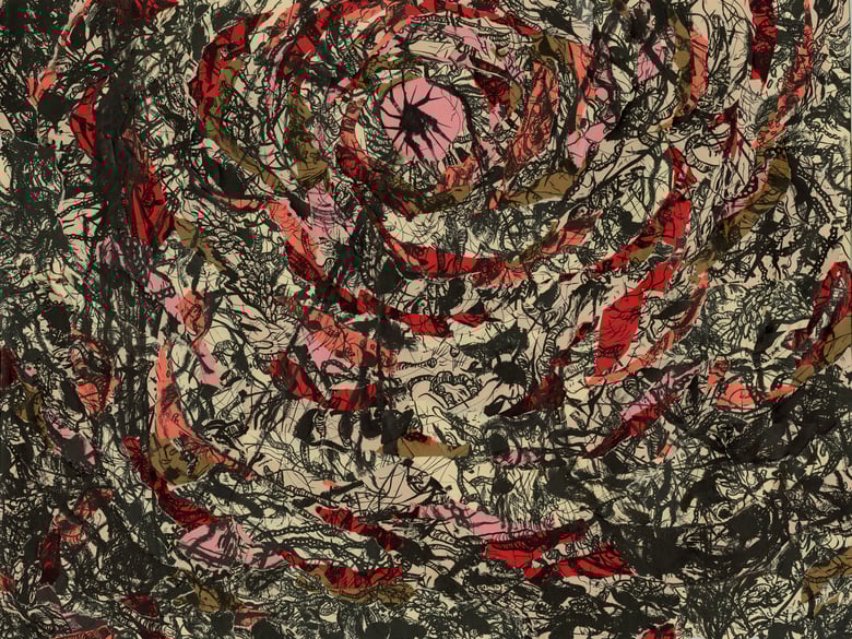 Image of "Let Us Not Speak ....." Original collage by A. Turner 