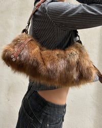 Image 1 of FUR SHOULDER BAG