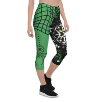 Image 4 of “Somewhere In The Lost World “ MyArt Capri Leggings