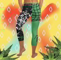 Image 3 of “Somewhere In The Lost World “ MyArt Capri Leggings