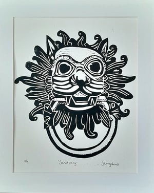 'Sanctuary' Linocut Print